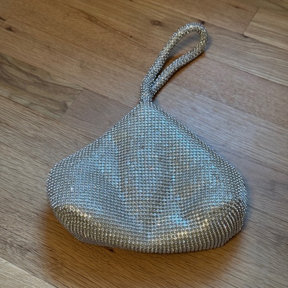Handbags - Elegant Silver Sparkly Women's Bag